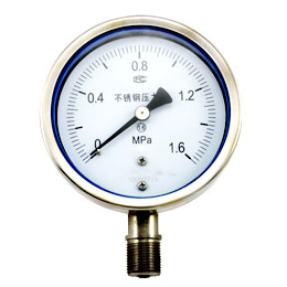 Stainless steel pressure gauge