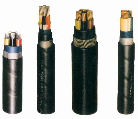 Silicone rubber high temperature resistant power cable