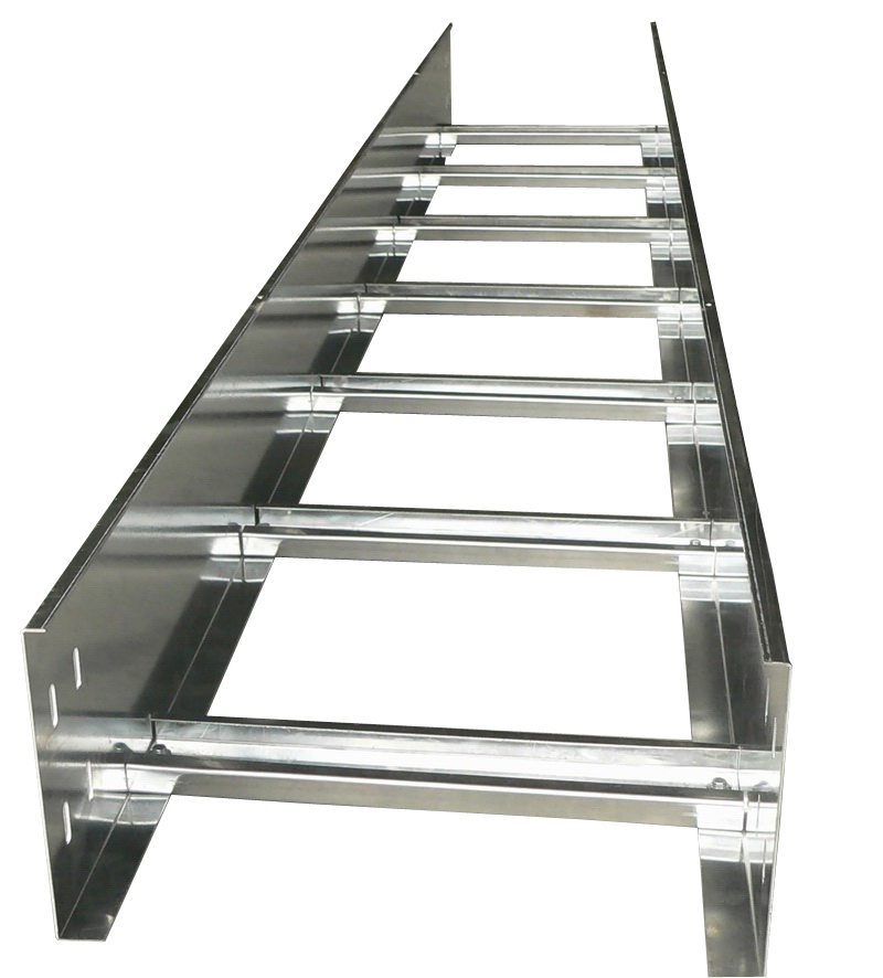 Galvanized ladder bridge